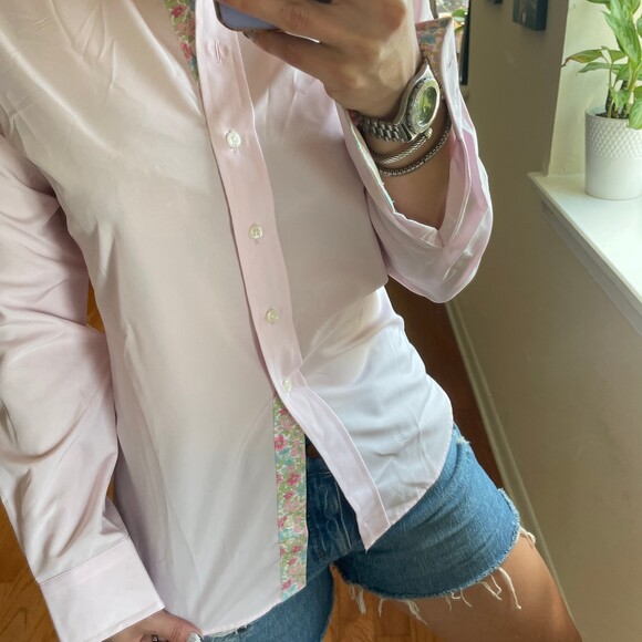 Essex Classics Coolmax Straight Collar Shirt Pink 16 - Picture 3 of 5